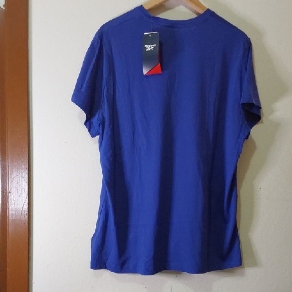 Reebok Men's Classic Blue Short Sleeve Tee - Picture 4 of 4